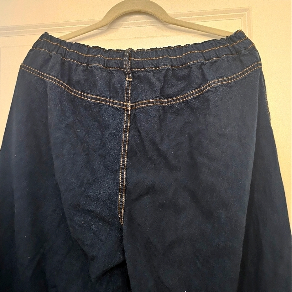 Outland Denim Amelia High Rise Wide Leg Organic Cotton Jeans Size XL - Picture 5 of 8
